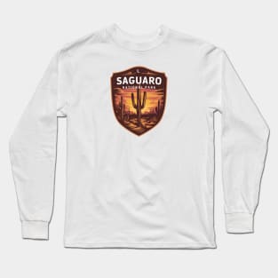 Majestic Night in Saguaro National Park Long Sleeve T-Shirt